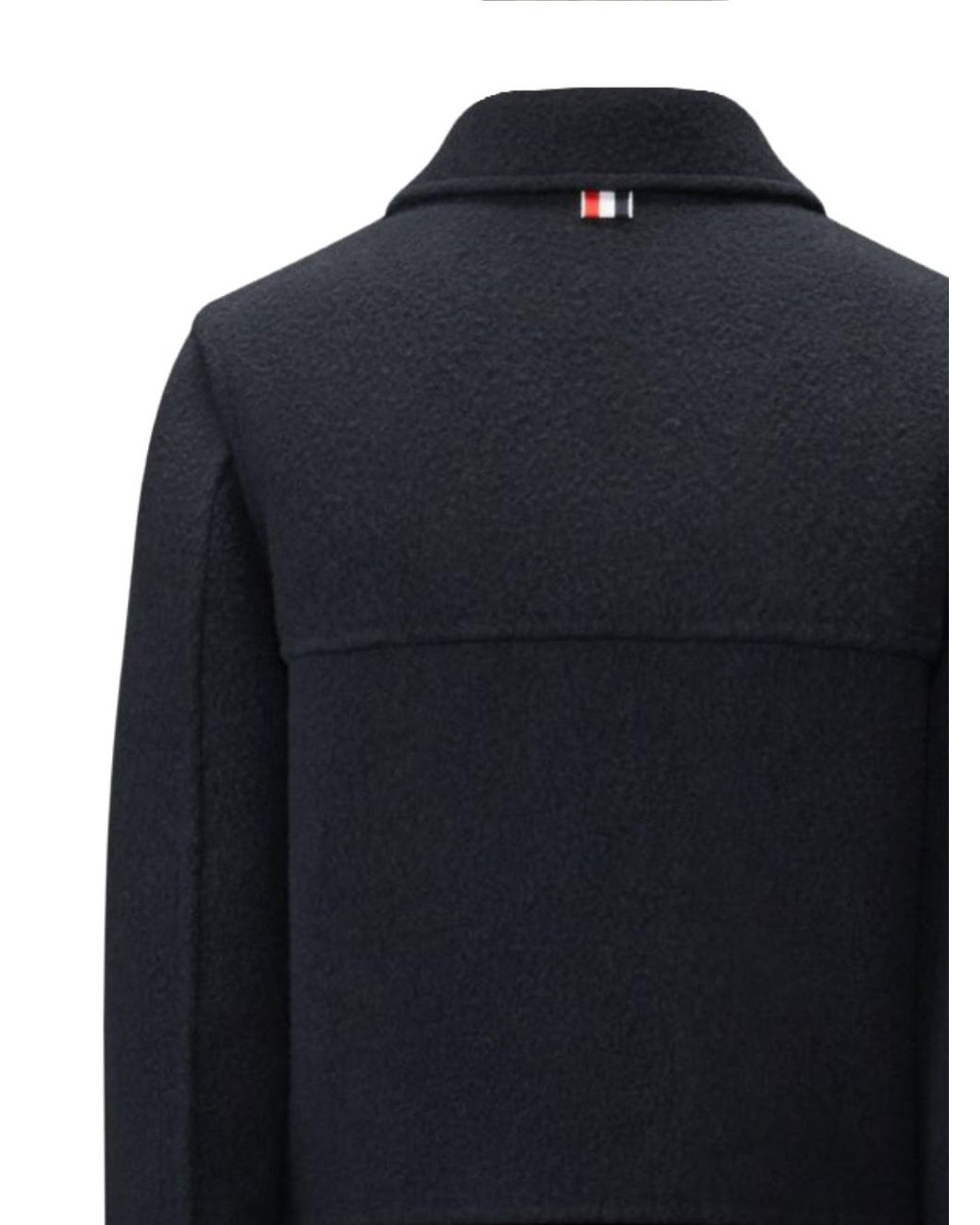 Thom Browne Blue Bell Sleeved Cropped Jacket