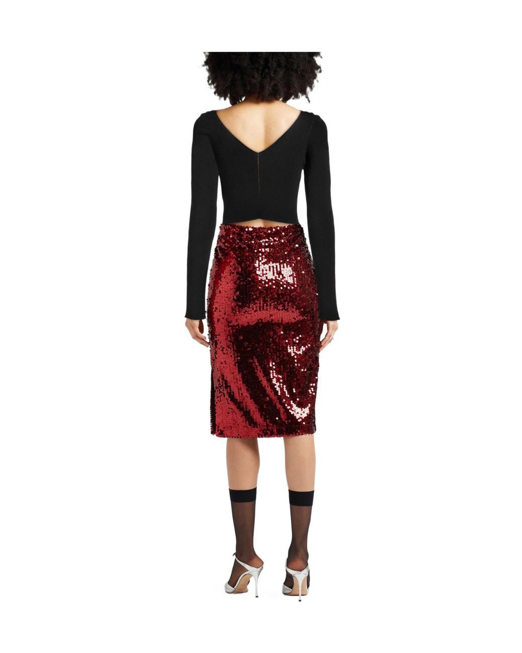 Marni Black Solidcolor Lightweight Knit Sweater