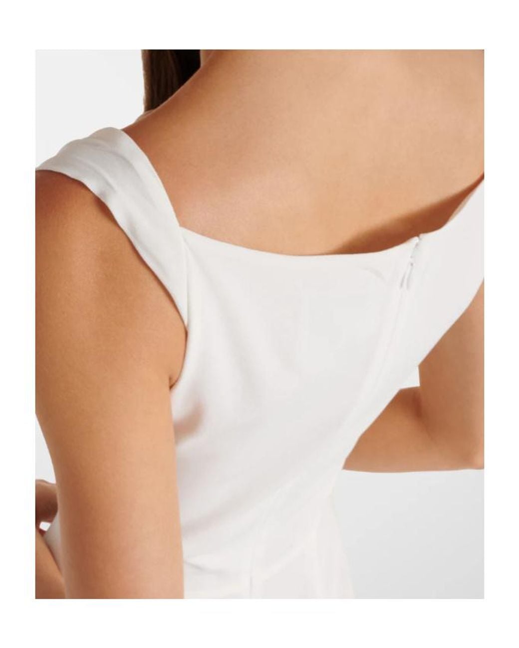 Vivienne Westwood White Bridal Panther Gathered Corset Dress