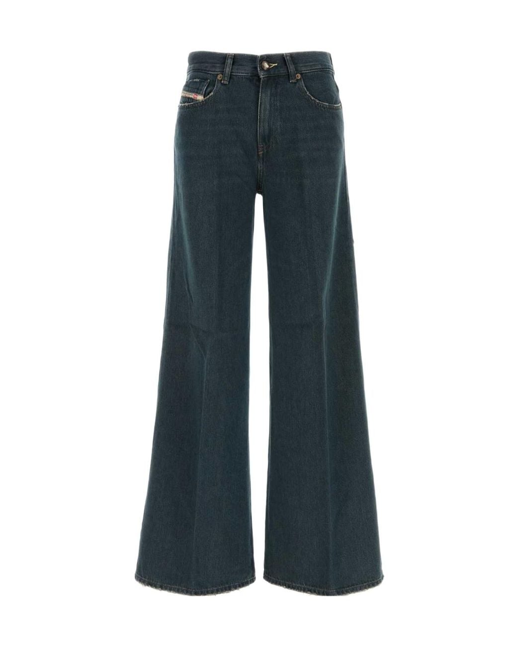 DIESEL Blue D-Akemi Wide-Leg Jeans