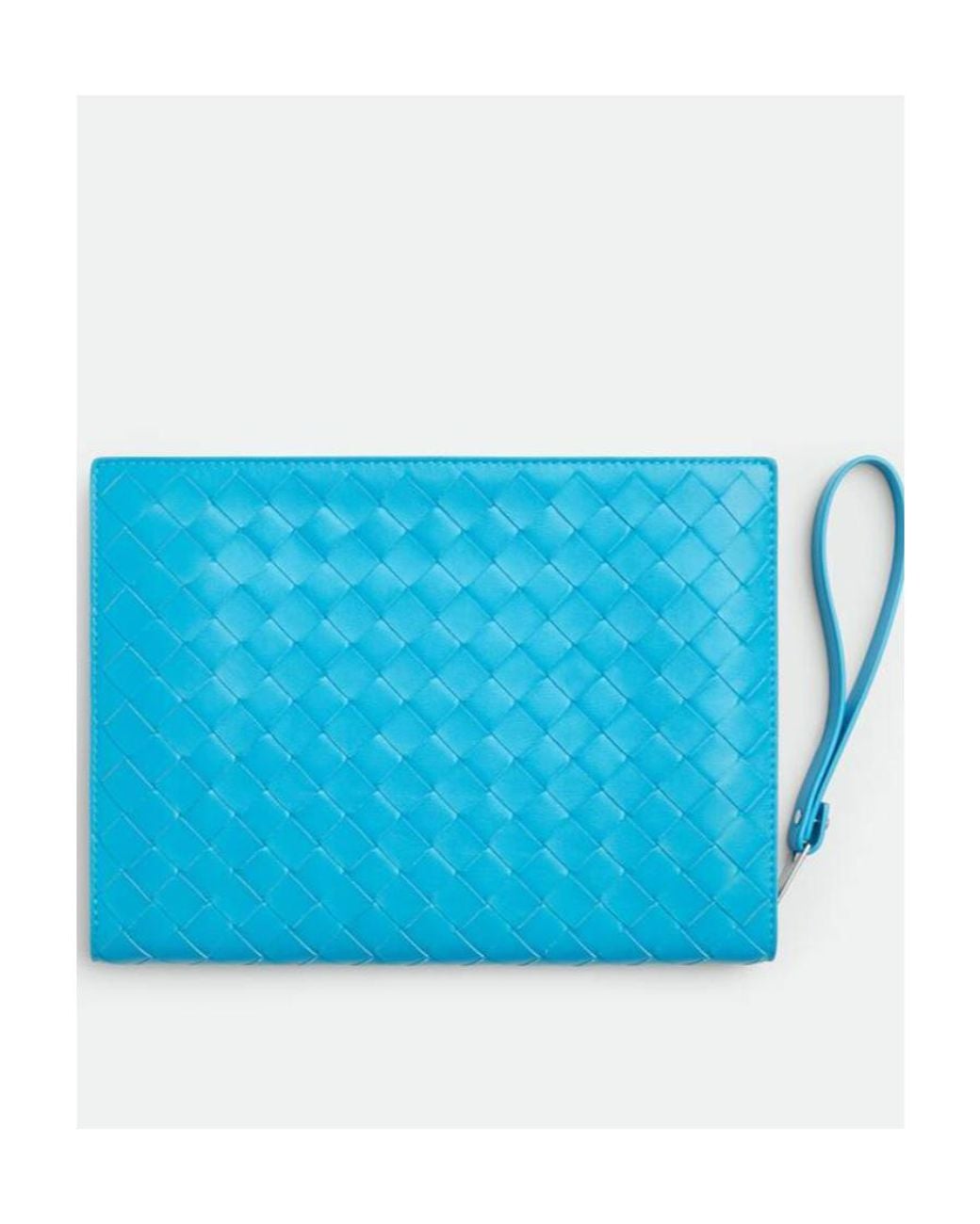 Bottega Veneta Blue Logo Weaving Handbag for men