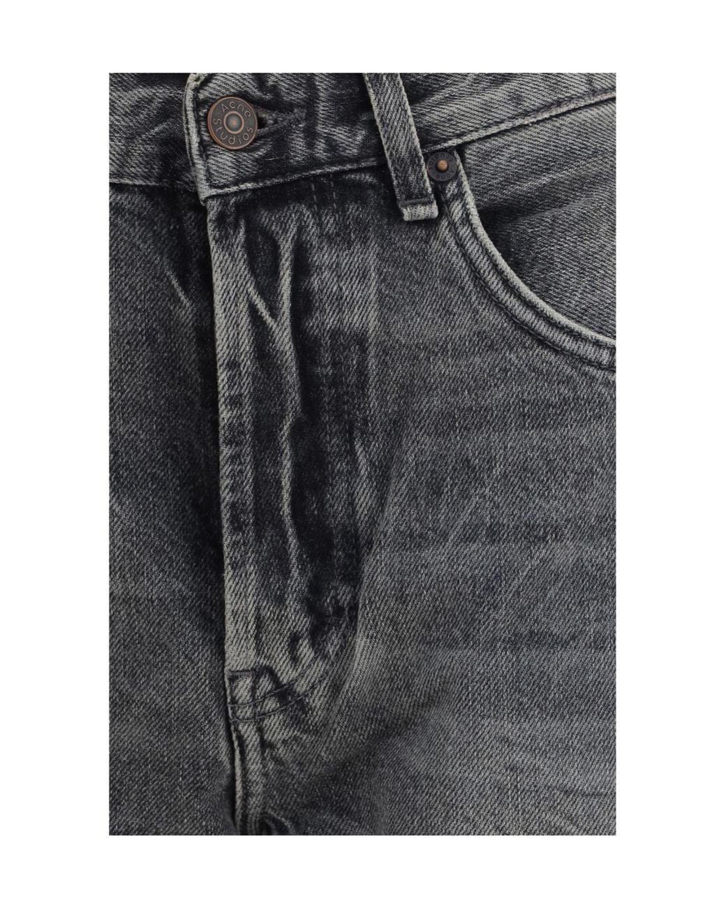 Acne Gray Regular Fit Jeans