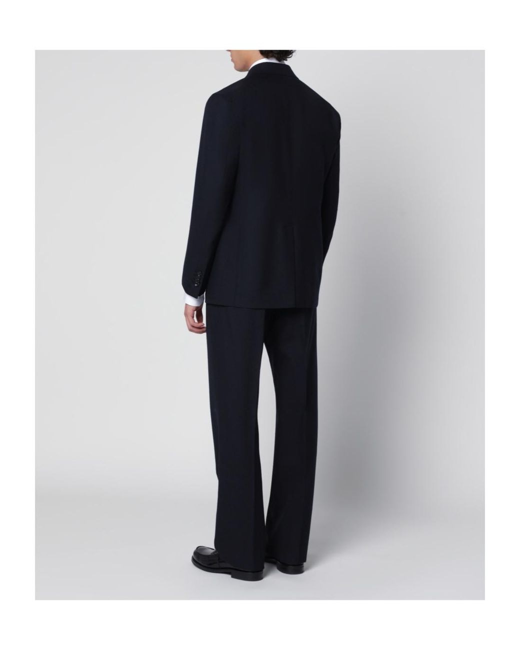 Tagliatore Blue Double-Breasted Suit Set for men