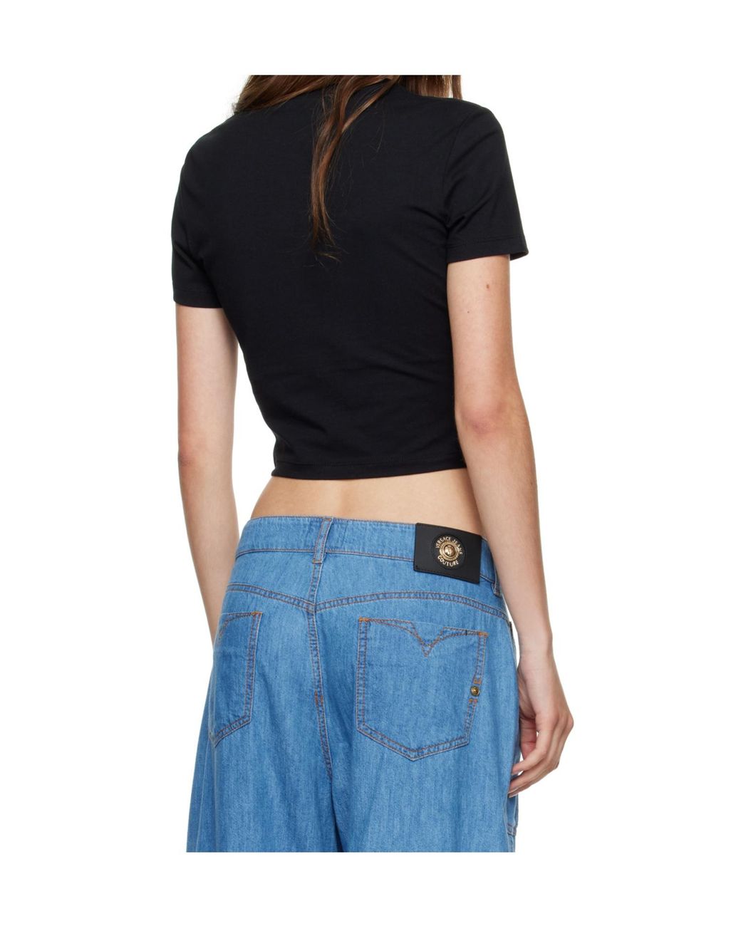 Versace Jeans Black Couture Emblem T-Shirt