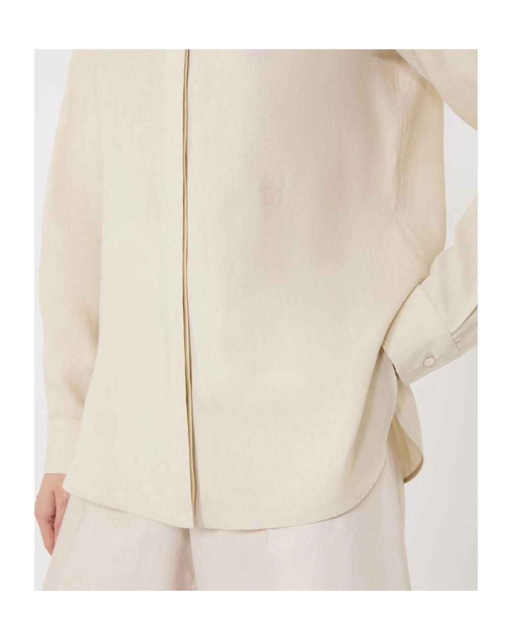 Max Mara Natural Falasco Long-Sleeved Shirt