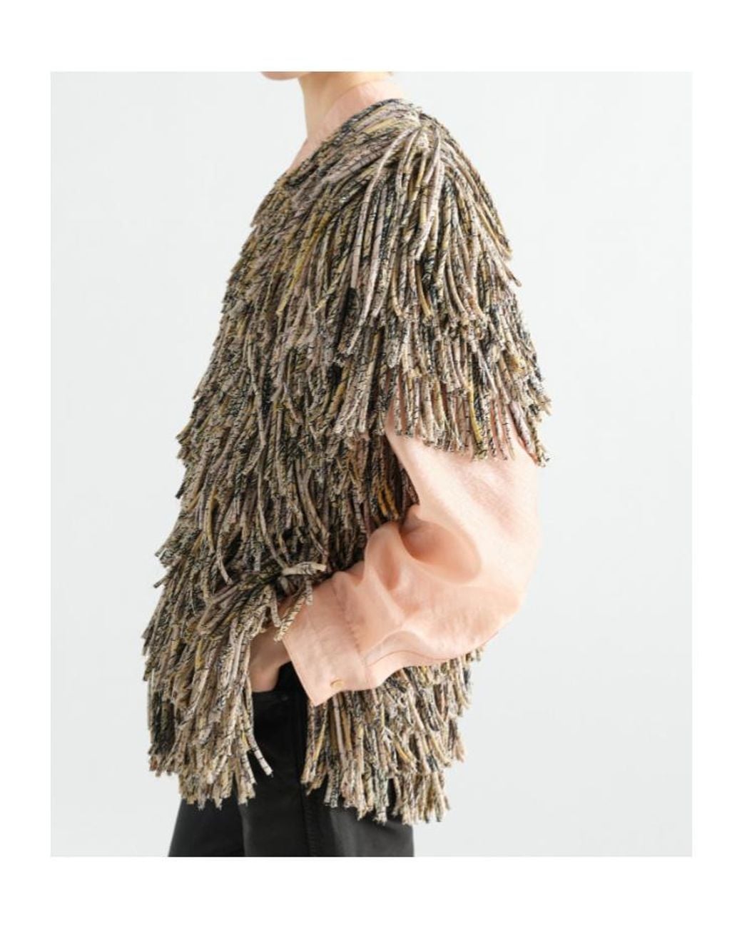 Lemaire Multicolor Flashback Fringed Top