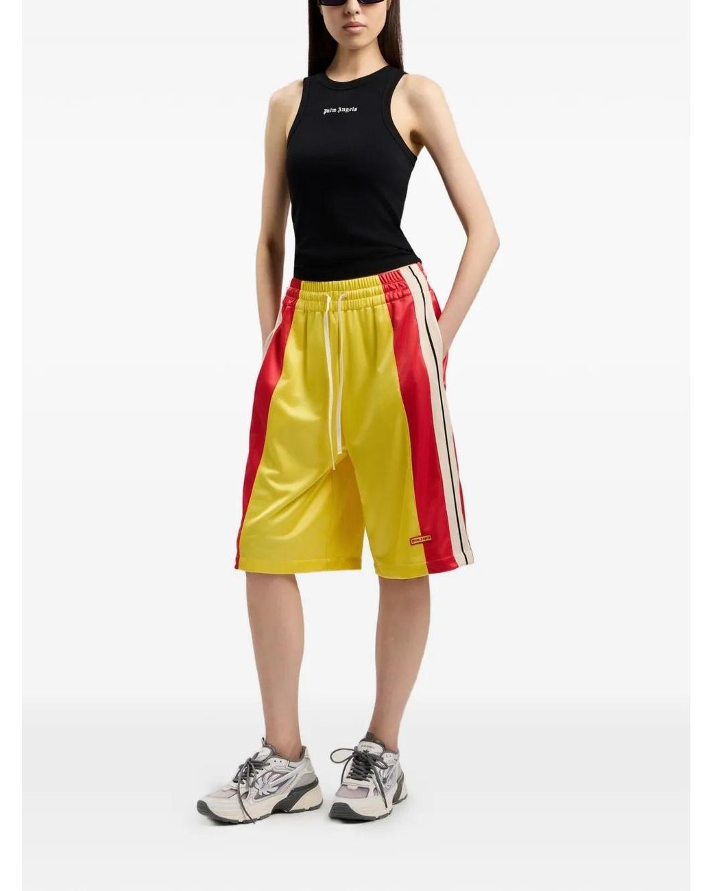 Palm Angels Black Sleeveless Tops