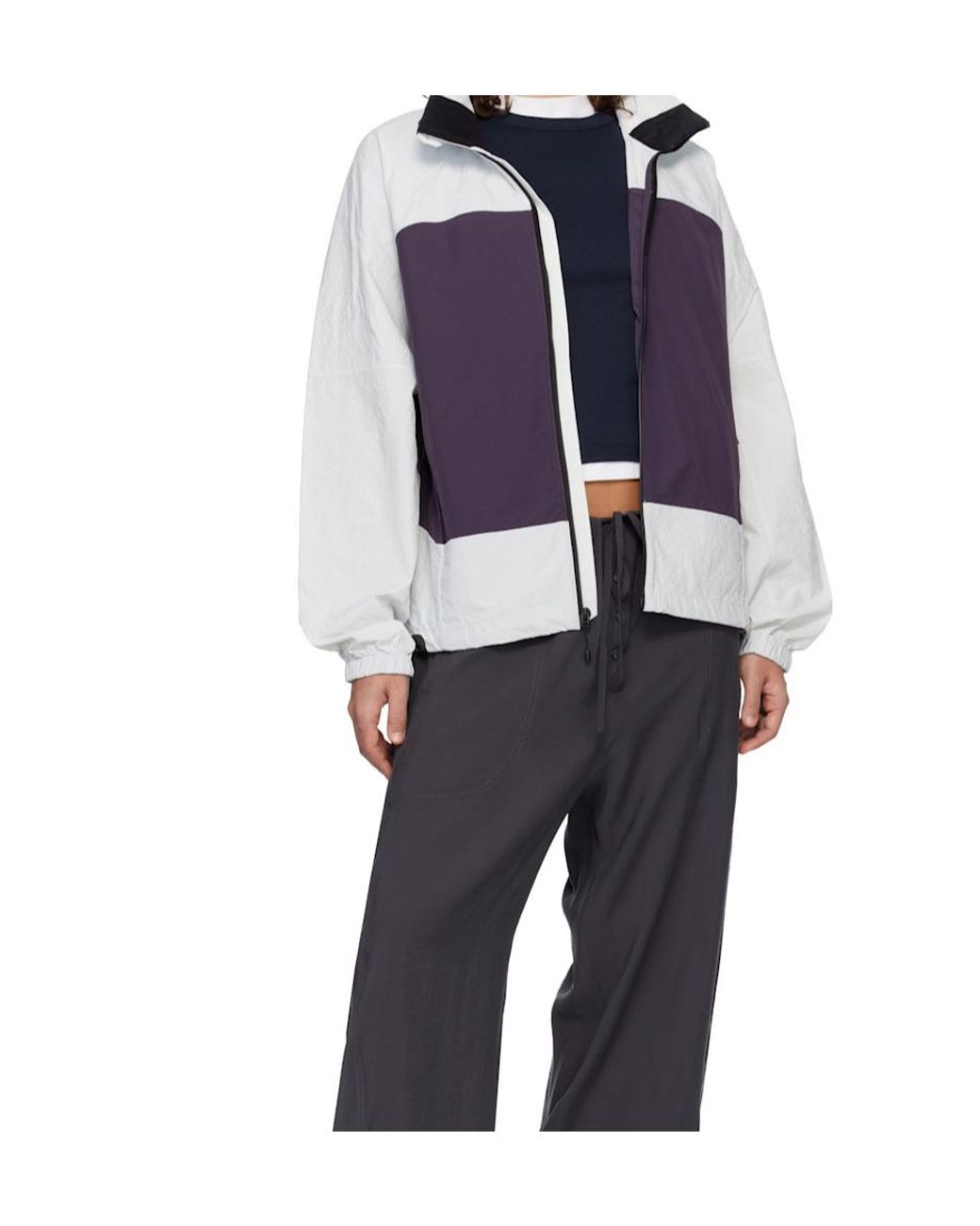 The North Face Purple Logo Hooded Jacket for men