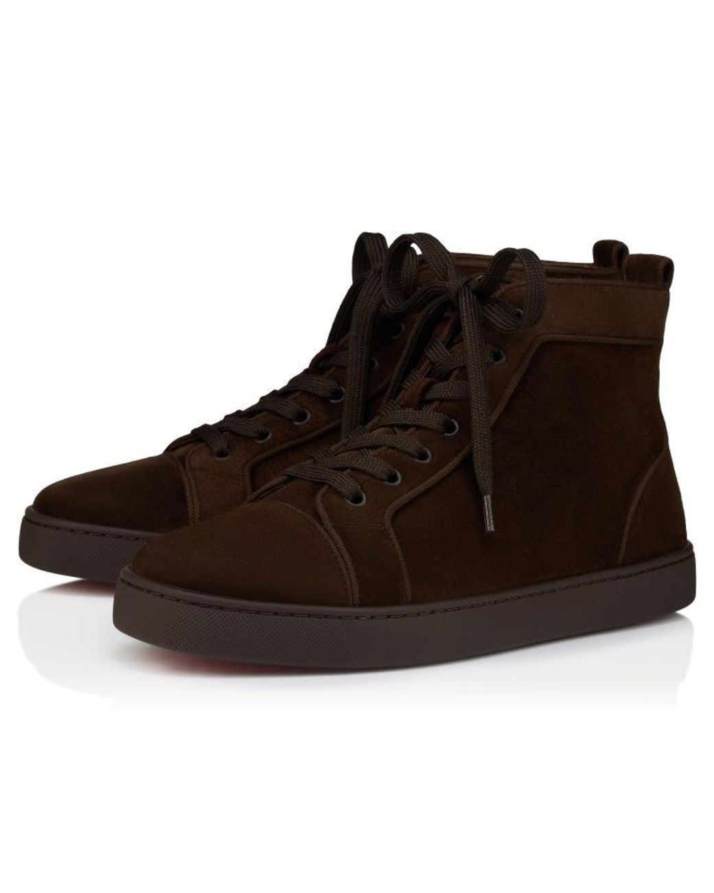 Christian Louboutin Brown Lace-Up Casual Shoes for men