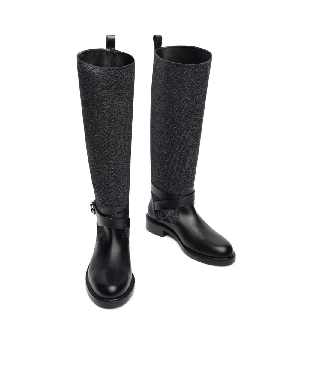 Stuart Weitzman Black Benni Riding Boot