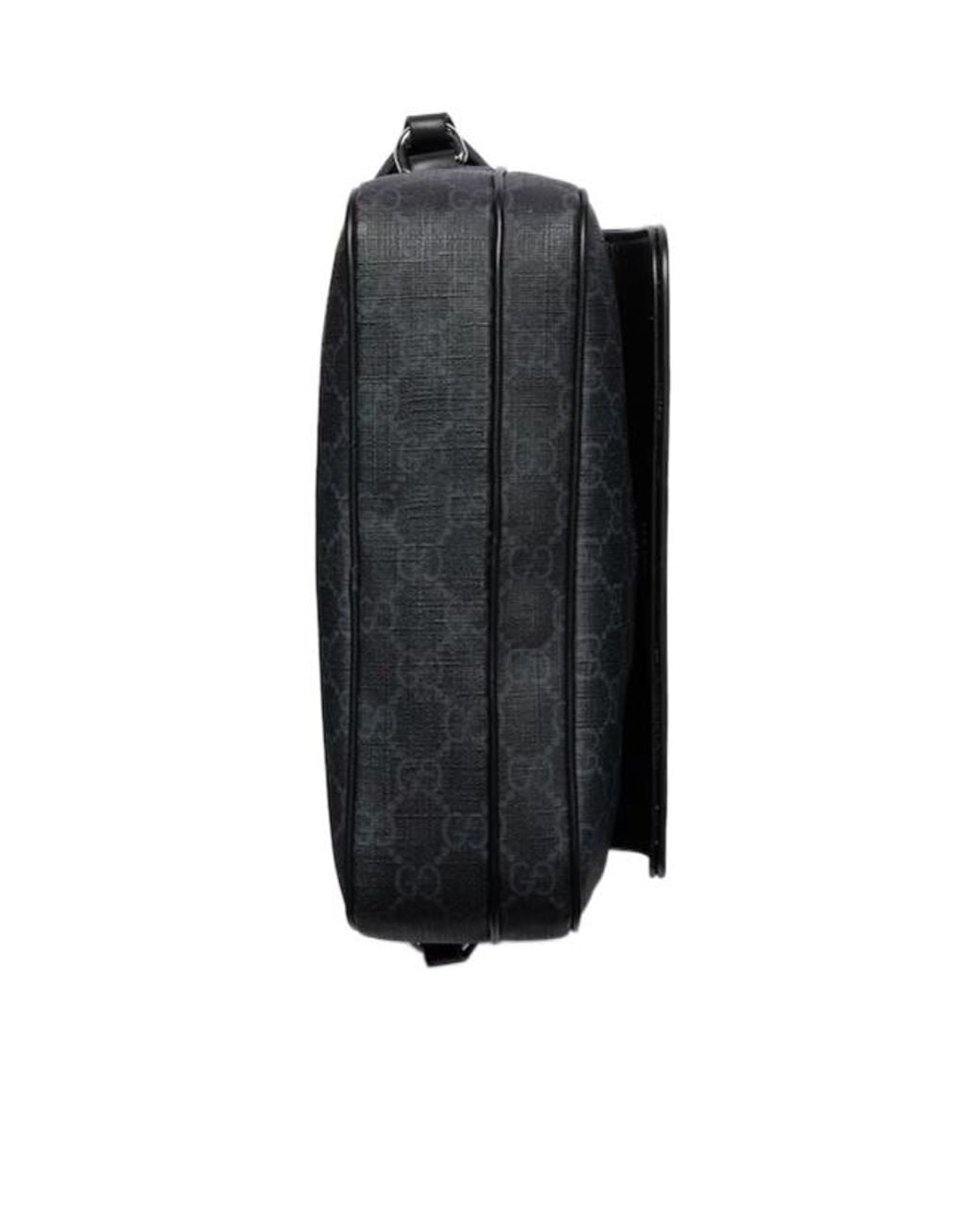 Gucci Black Small Gg Crossbody Bag for men