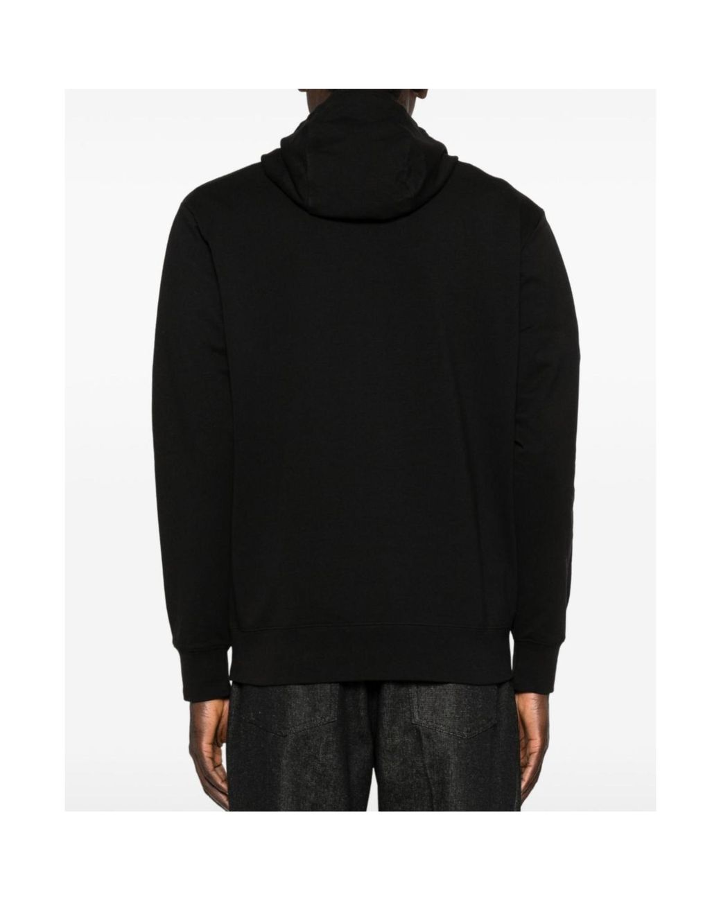 C P Company Black Sweatshirt With Logo for men