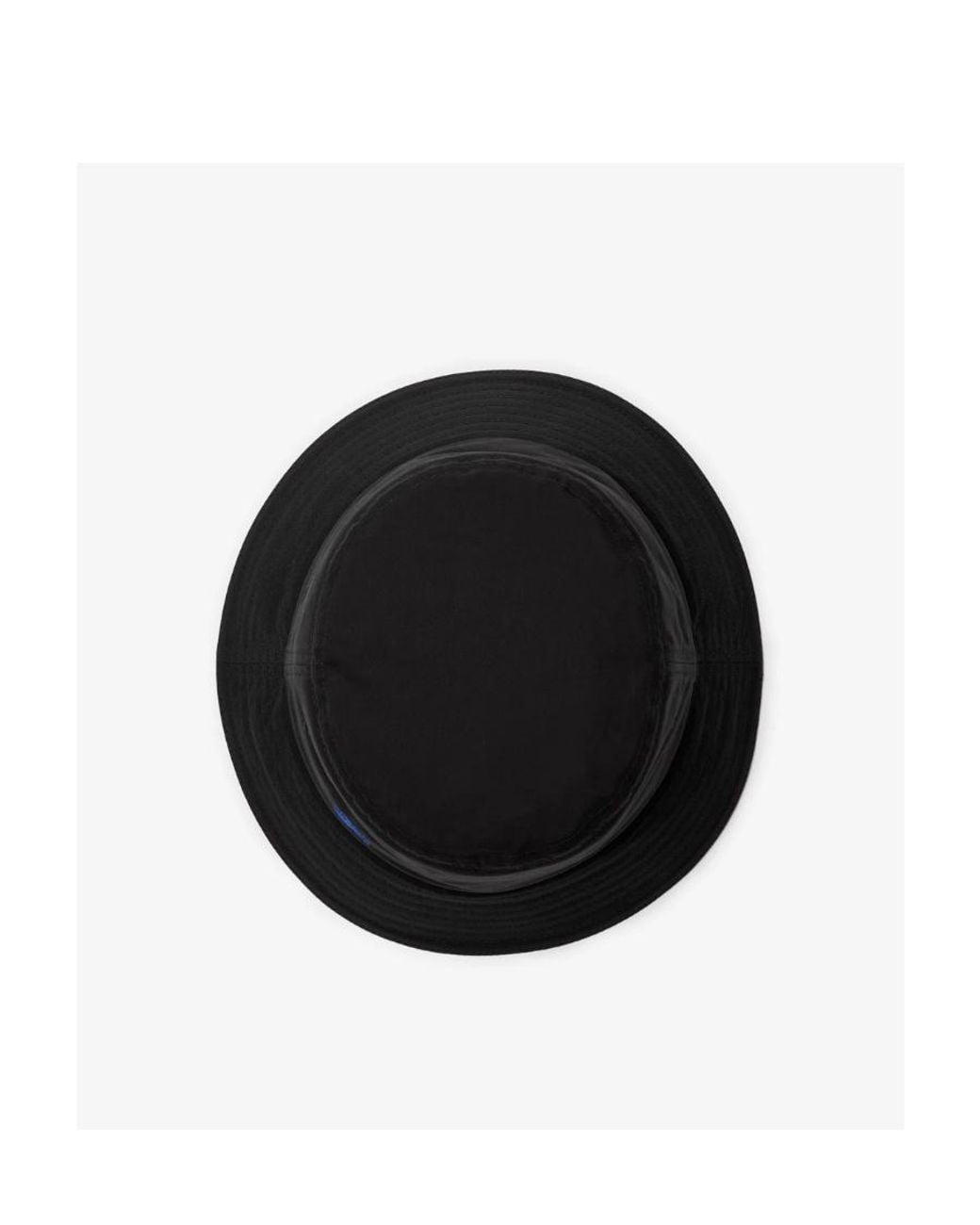 Burberry Black Ekd Logo-Embroidered Cotton Bucket Hat for men