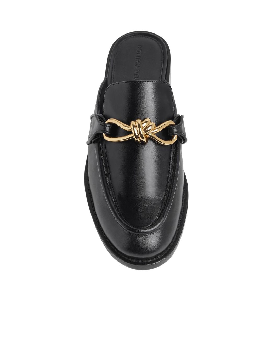 Bottega Veneta Black Astaire Loafers