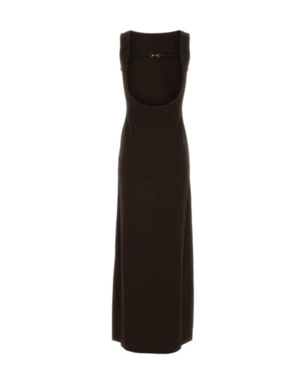 Gucci Black Open Back Sleeveless Dress