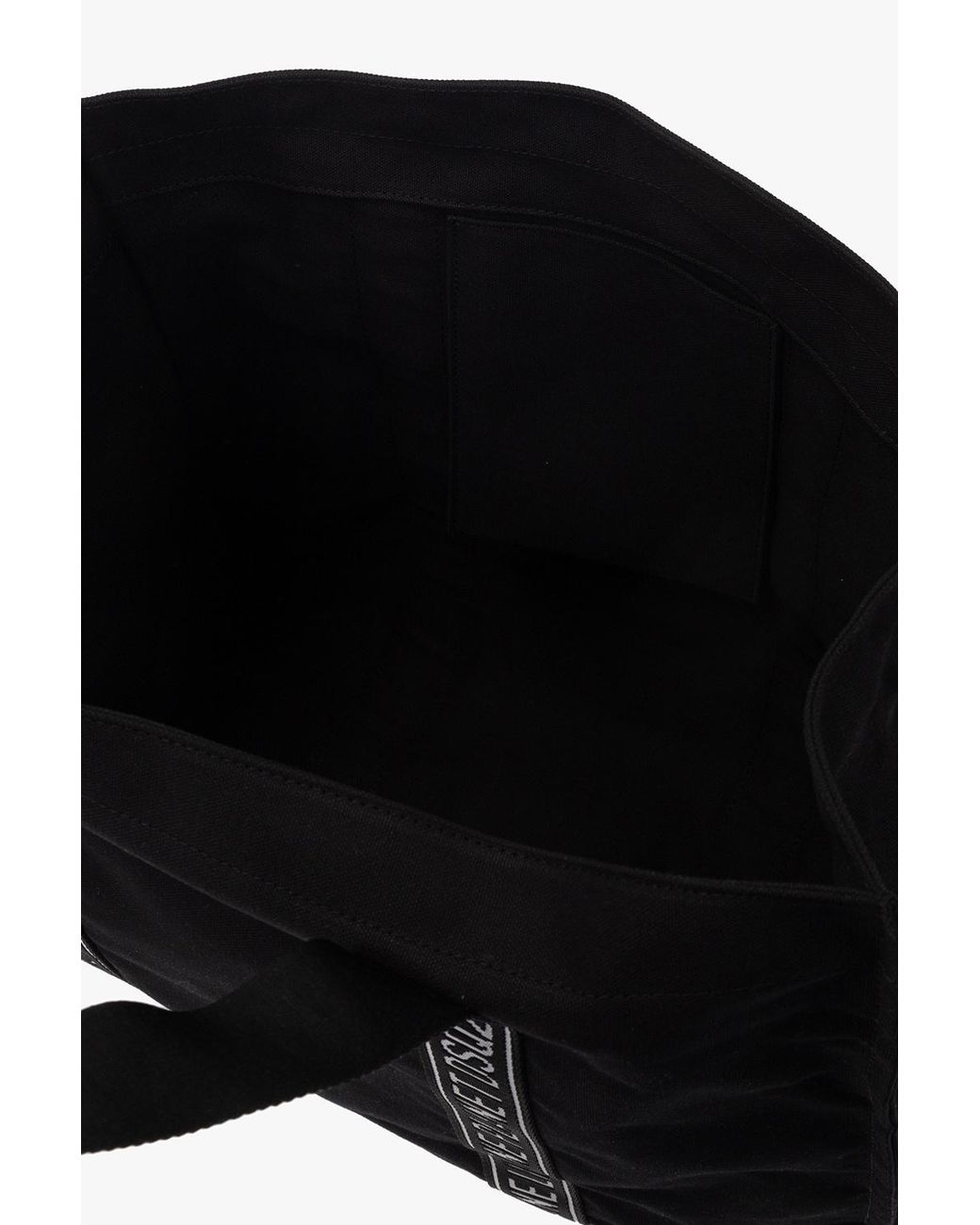 DSquared² Black Logo-Print Tote Bag for men