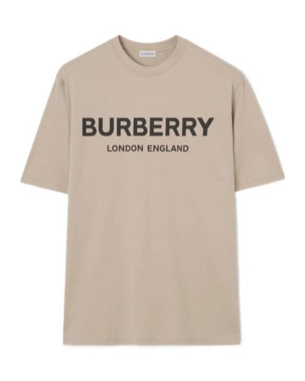 Burberry Natural Logo Cotton T-Shirt for men