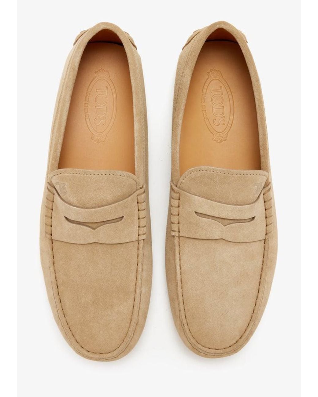 Tod's Brown Gommino Slip-On Loafers for men