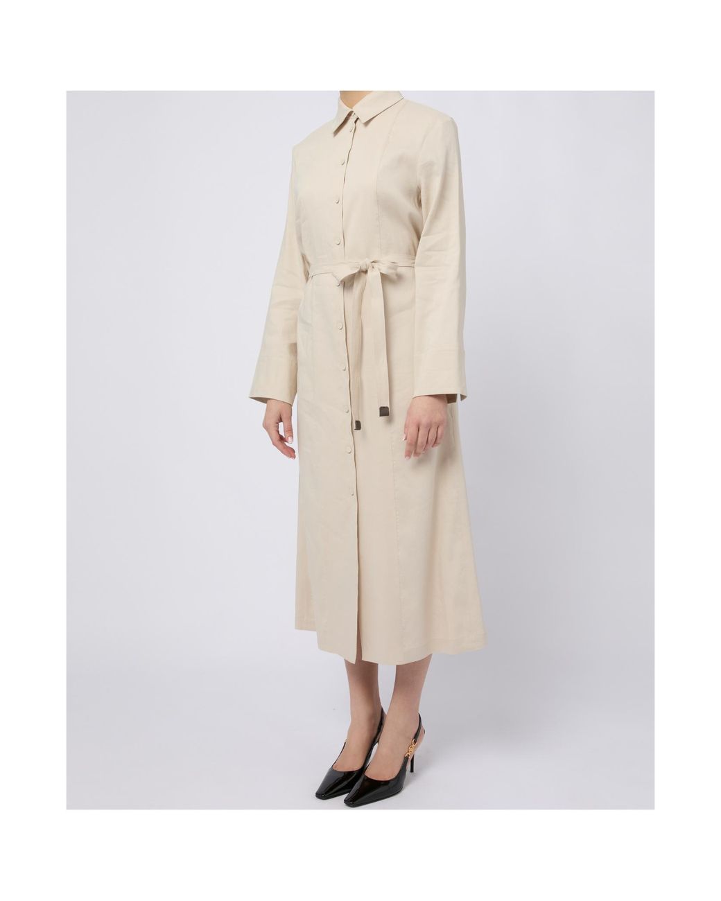Max Mara Natural Mxpnordica Long-Sleeved Dress