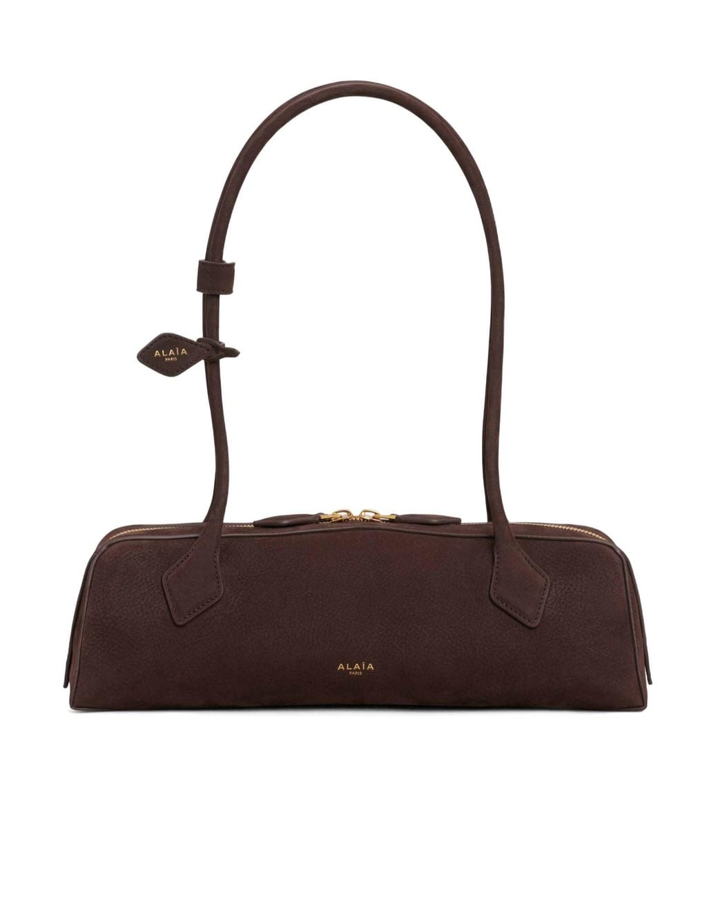 Alaïa Brown Alaïa Le Teckel Medium Shoulder Bag