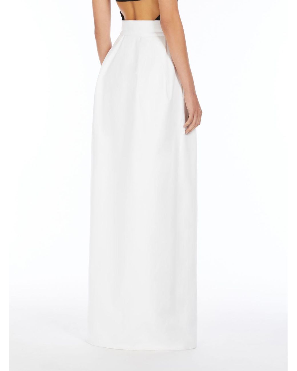 Max Mara White Long Skirts