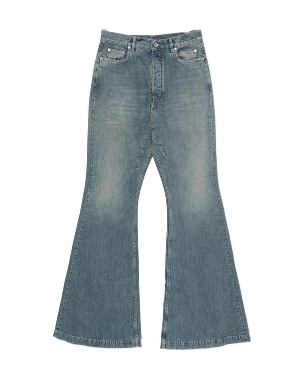 Rick Owens Blue Bolan Bootcut Jeans for men