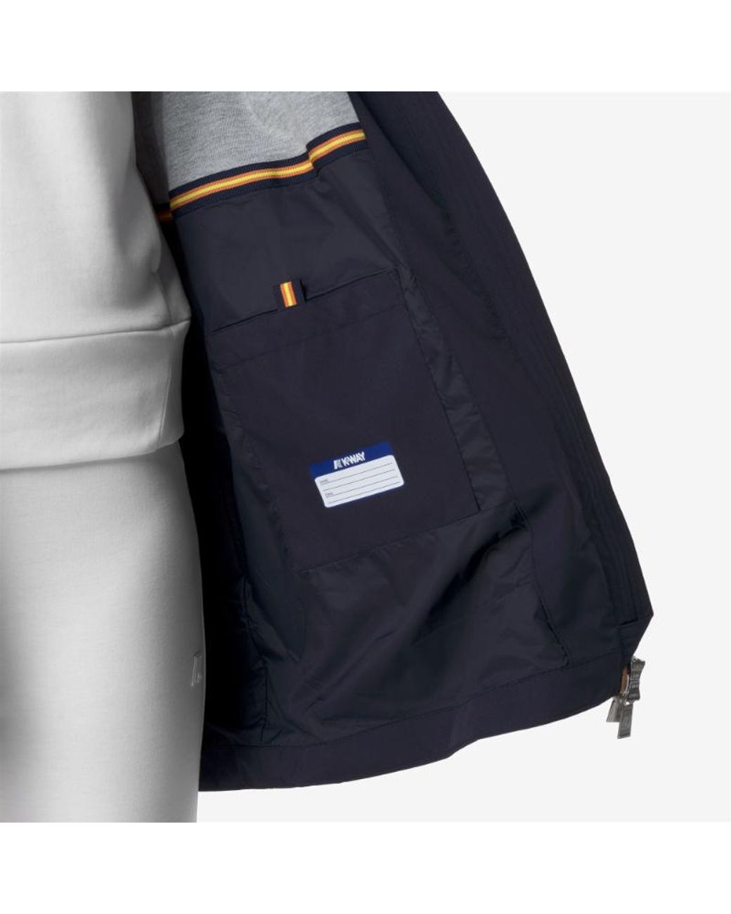 K-Way Blue Sophie Hooded Coat