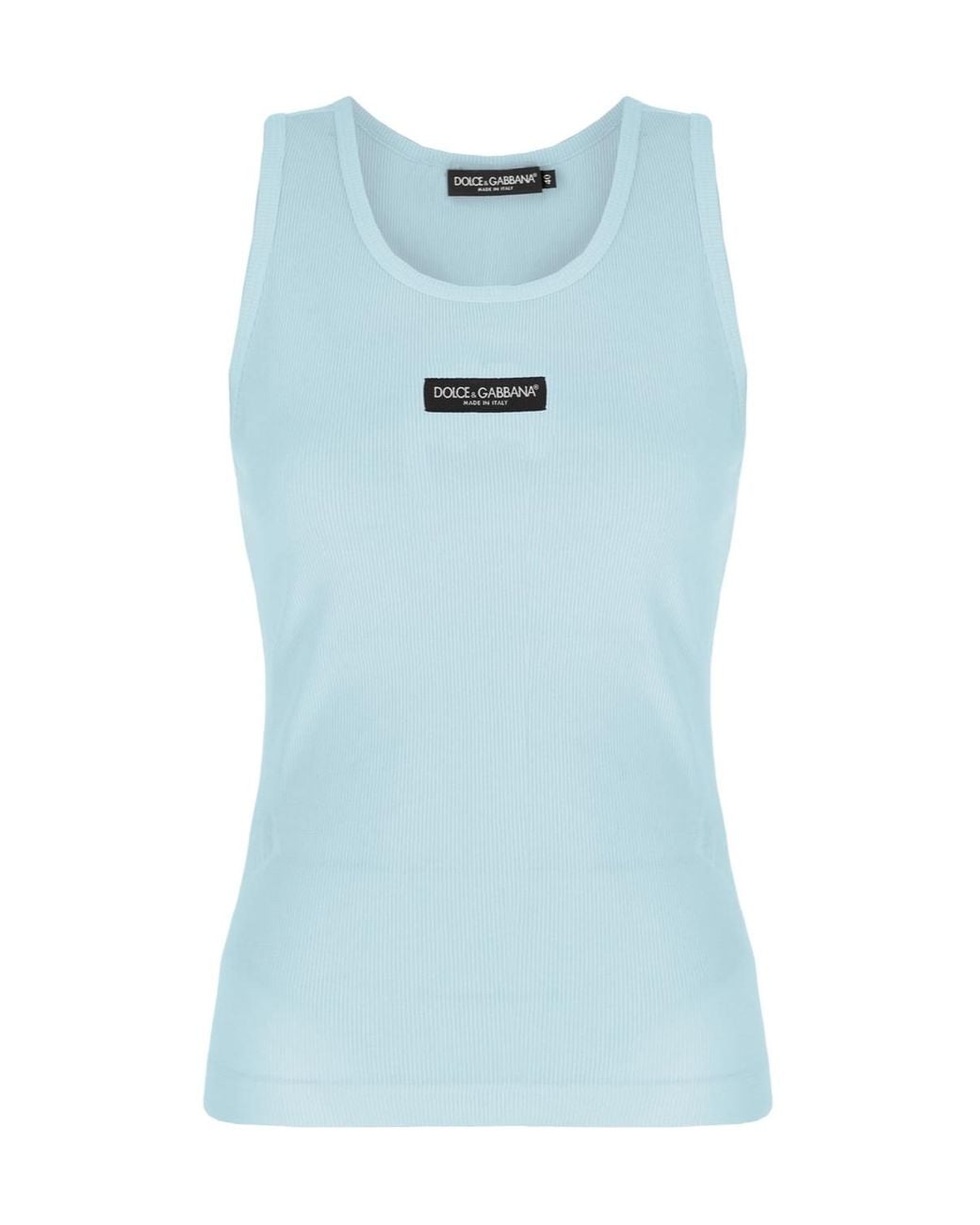 Dolce & Gabbana Blue Sleeveless Vest