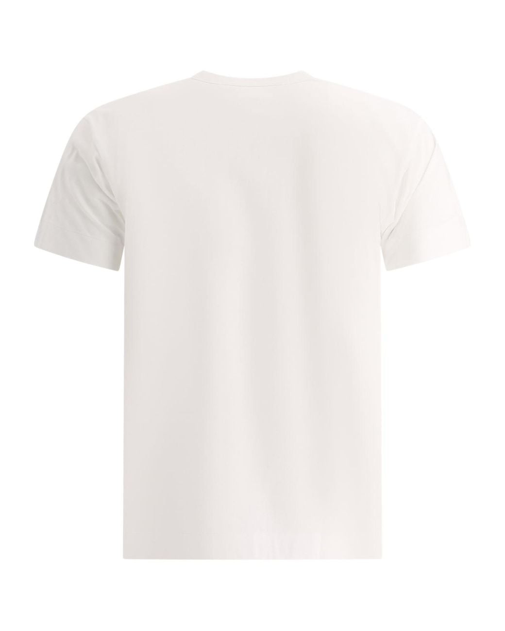 COMME DES GARÇONS PLAY White Heart-Patch T-Shirt for men