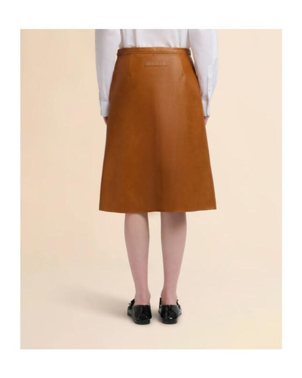 Marni Brown Floral Patterned Flared Midi Skirt