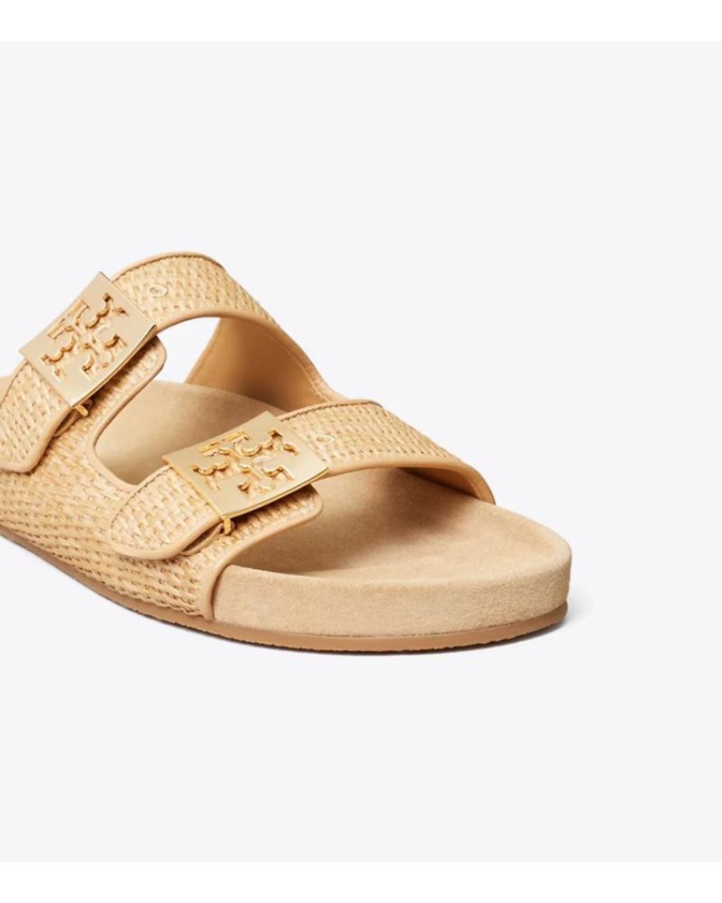 Tory Burch Natural Mellow Slides