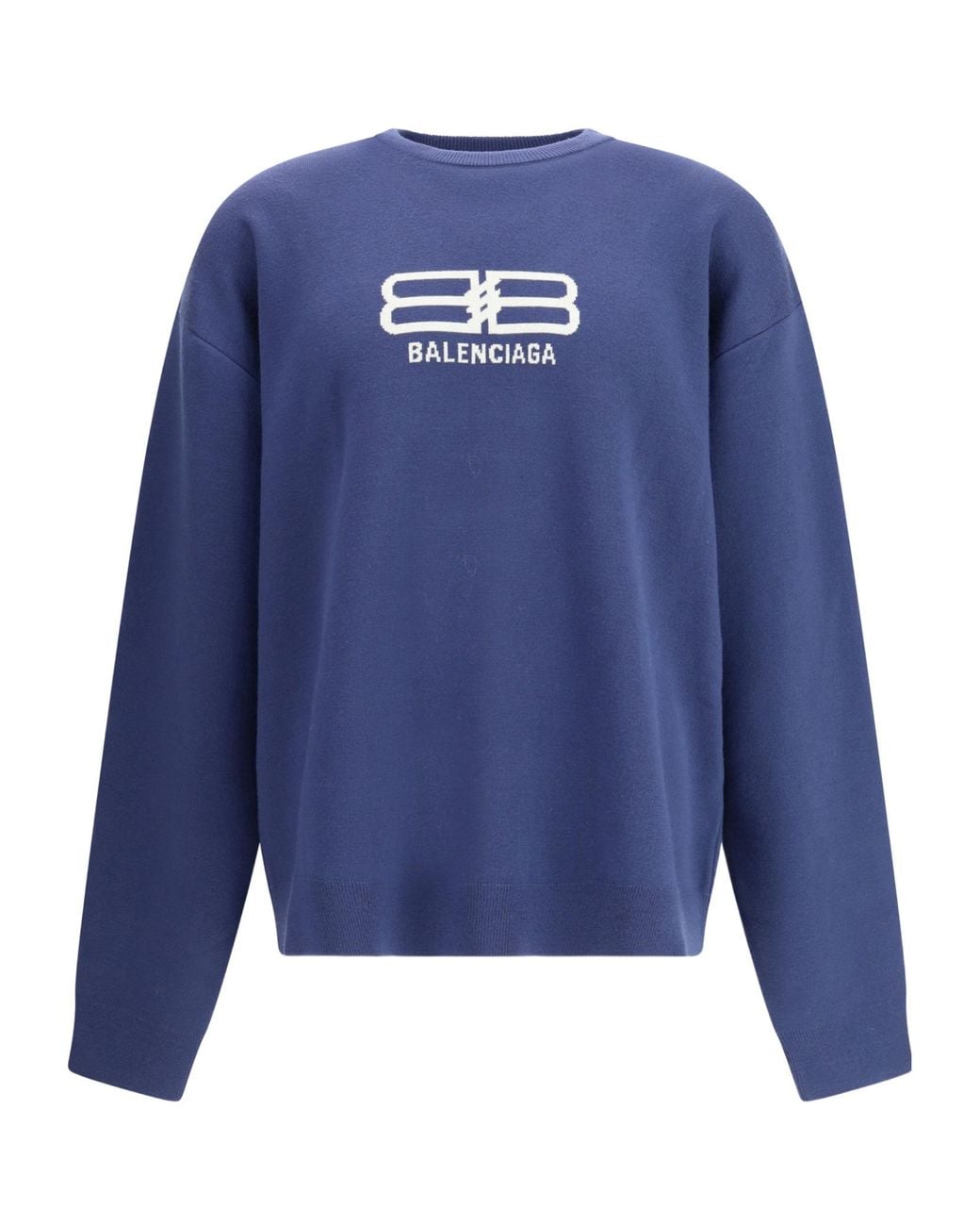 Balenciaga Blue Crewneck Sweatshirt for men