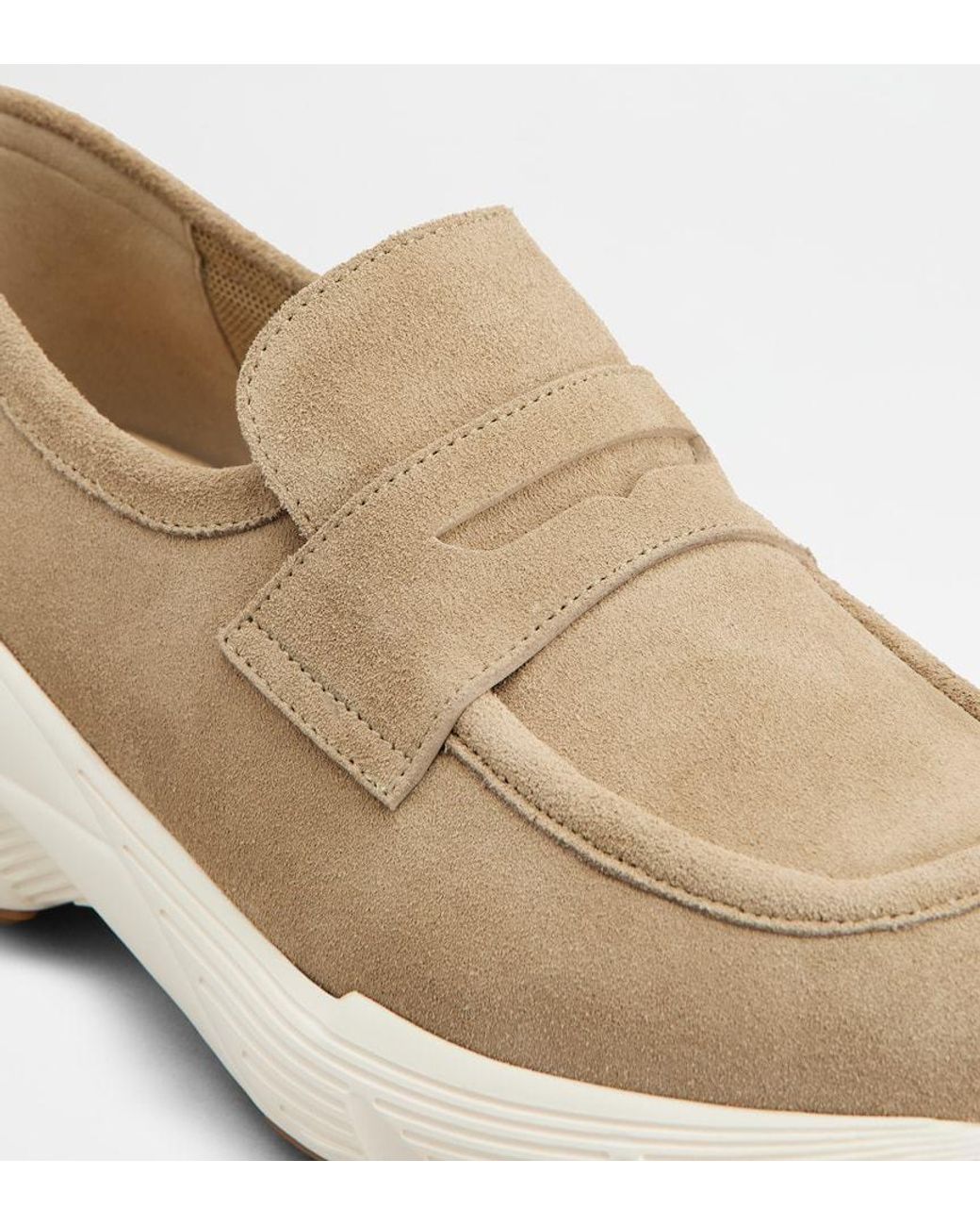 Tod's Natural Penny Slip-On Sneakers