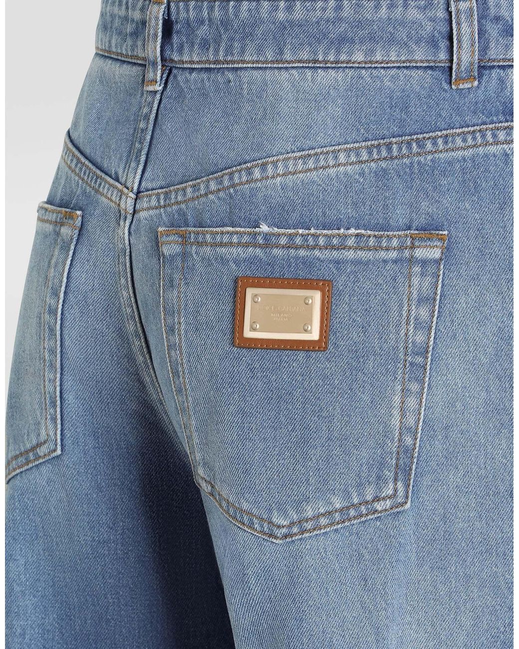 Dolce & Gabbana Blue 5-Pocket Denim Trousers