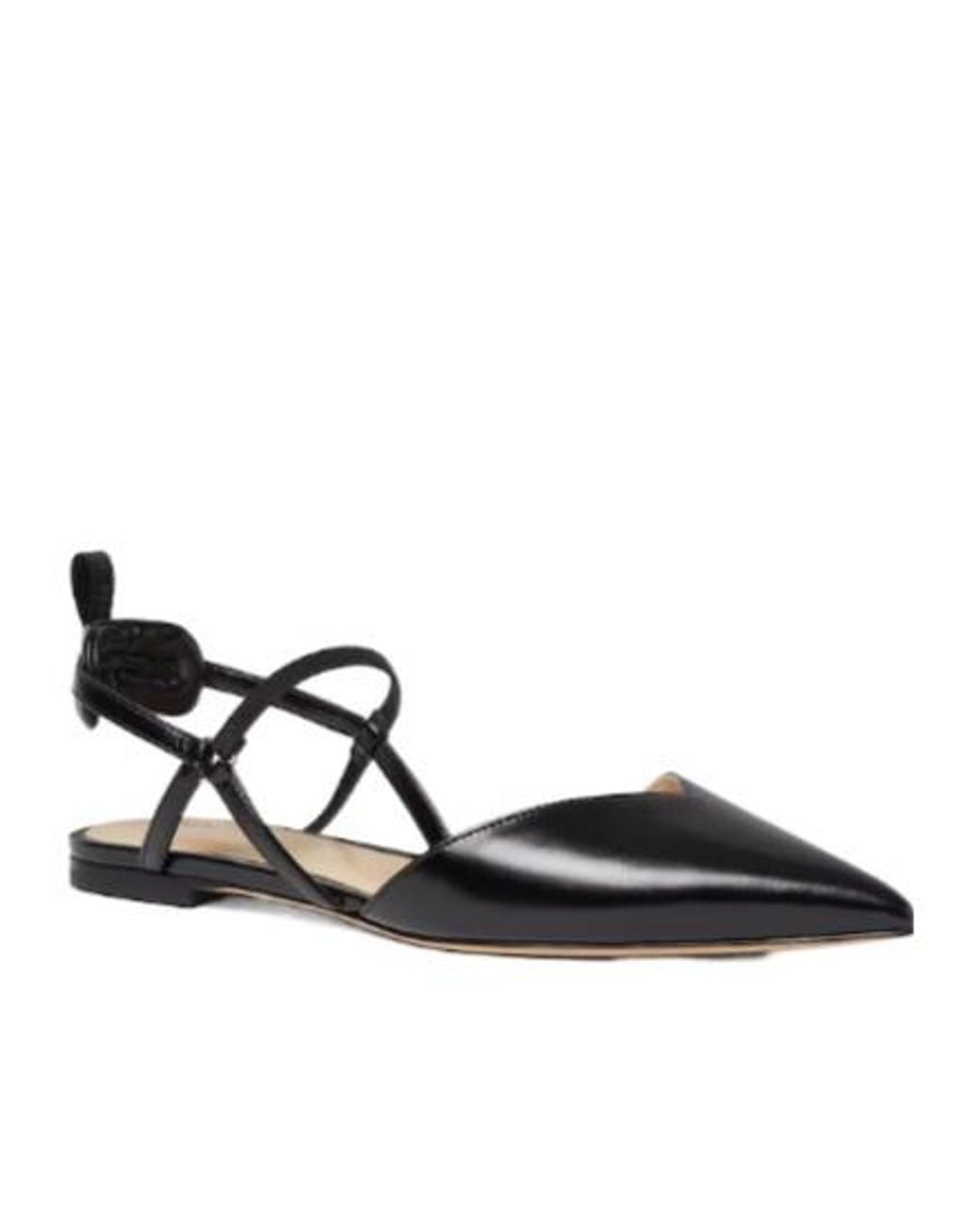 Fendi Black Very Colibrì Leather Low-Heeled Slingbacks