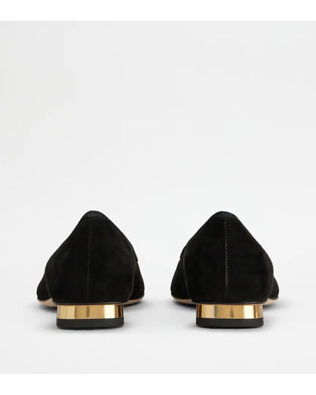 Tod's Black Ballerinas