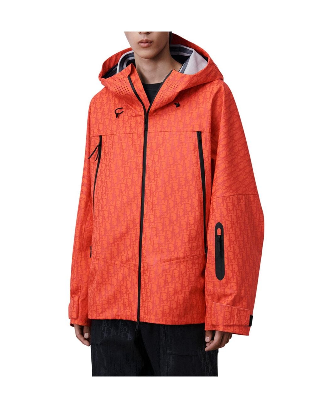 Dior Red Alps Oblique Shell Jacket for men