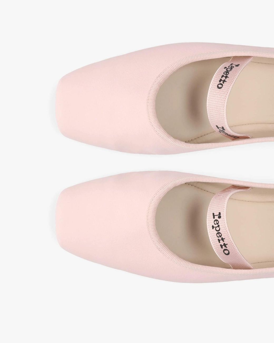 Repetto Pink Lisbeth Square-Toe Ballet Flats
