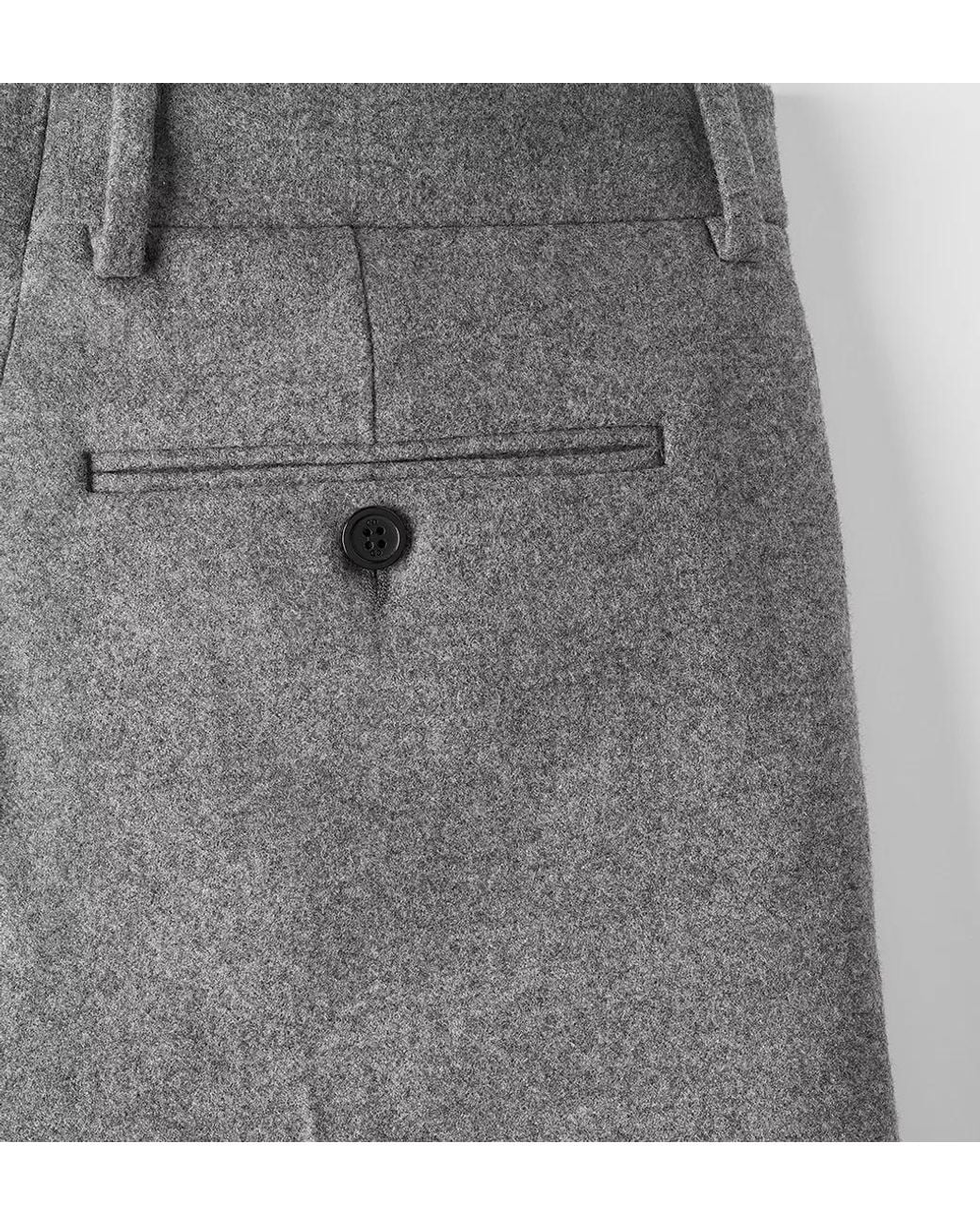 Dior Gray Pleated Pants for men