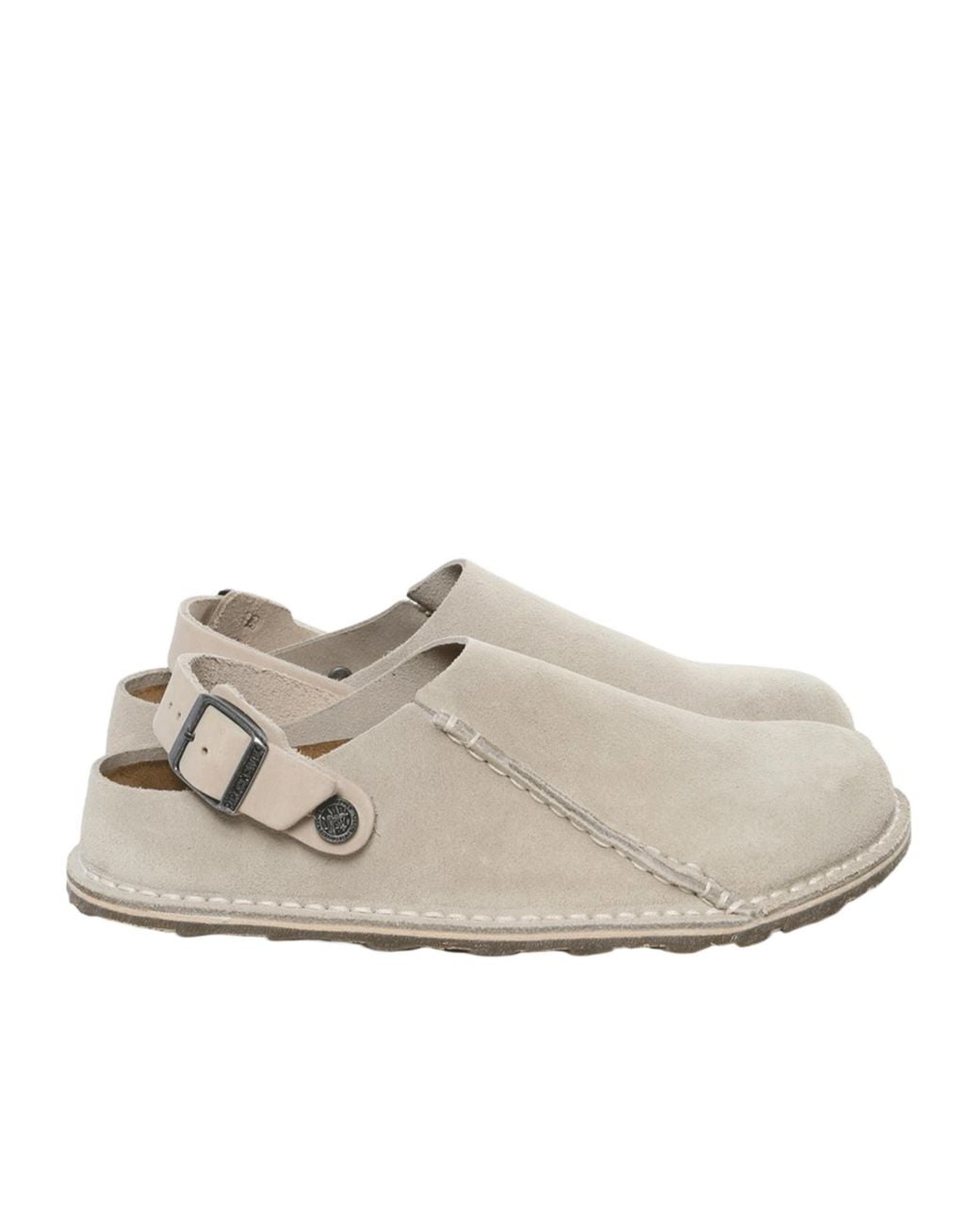 Birkenstock Gray Lutry Buckled Clogs for men
