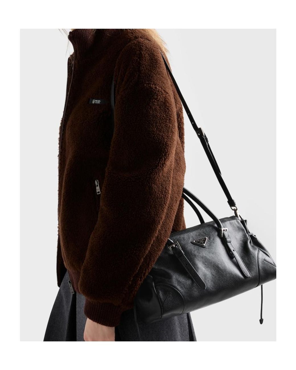 Prada Black Bonnie Medium Shopping Bag