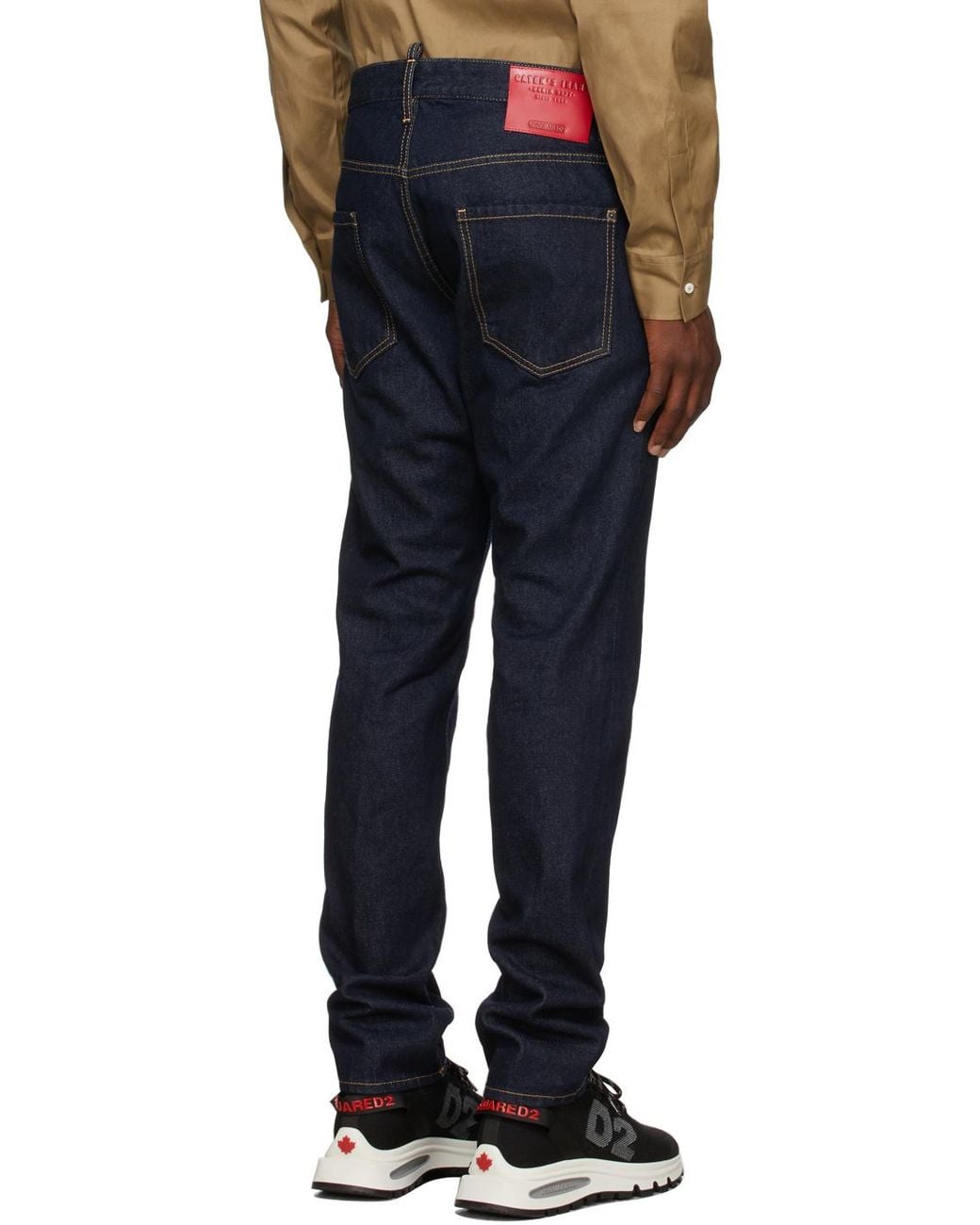 DSquared² Blue Slim-Fit Straight Leg Jeans for men