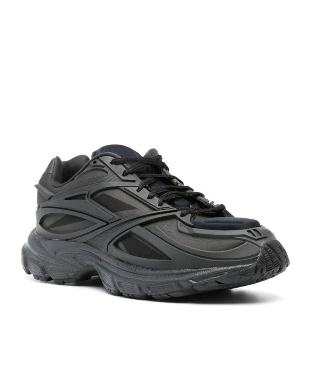 Reebok Black Lace-Up Sneakers for men