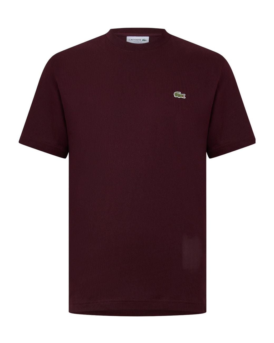 Lacoste Red Regular Fit Small Logo T-Shirt for men
