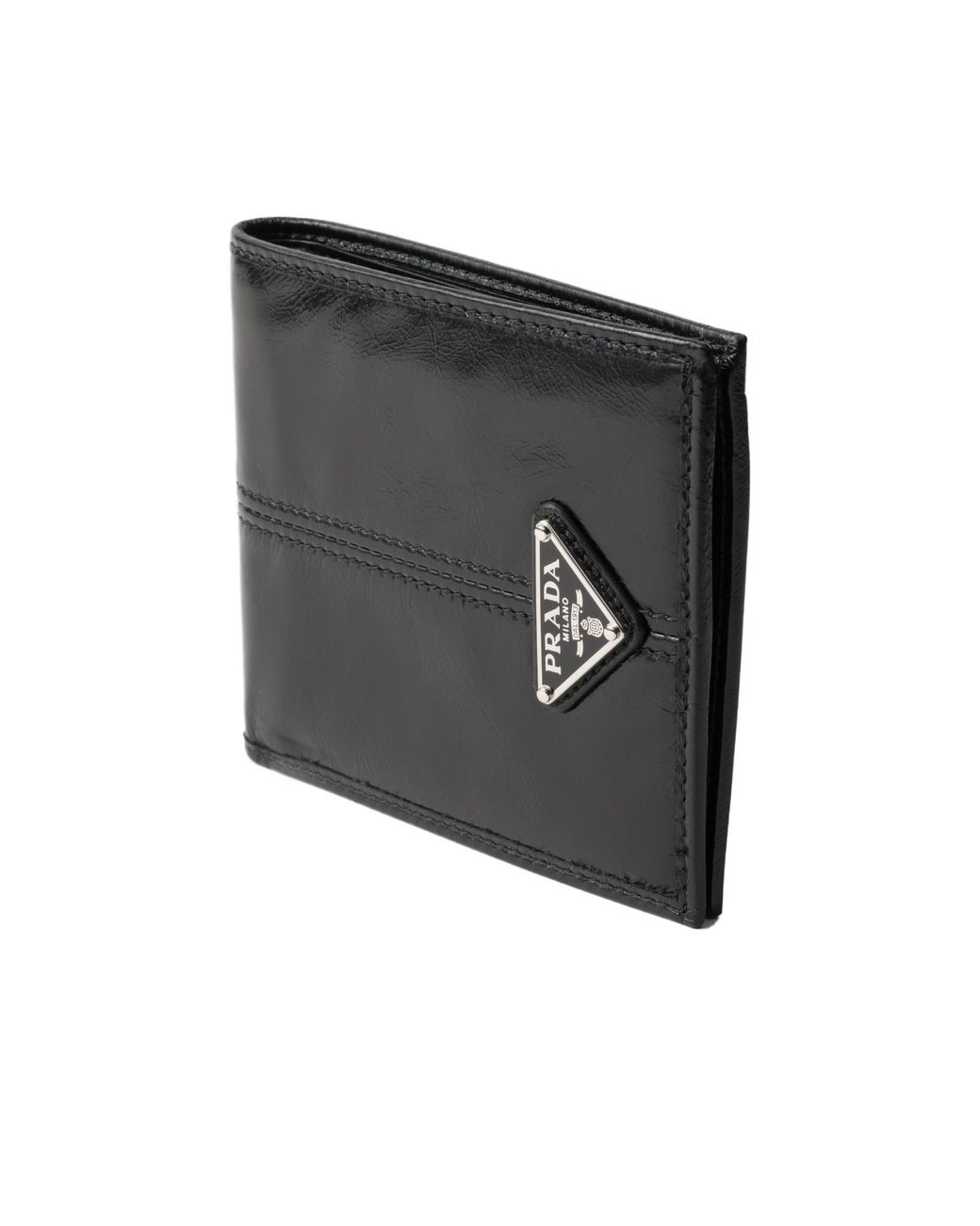 Prada Black Leather Wallet for men