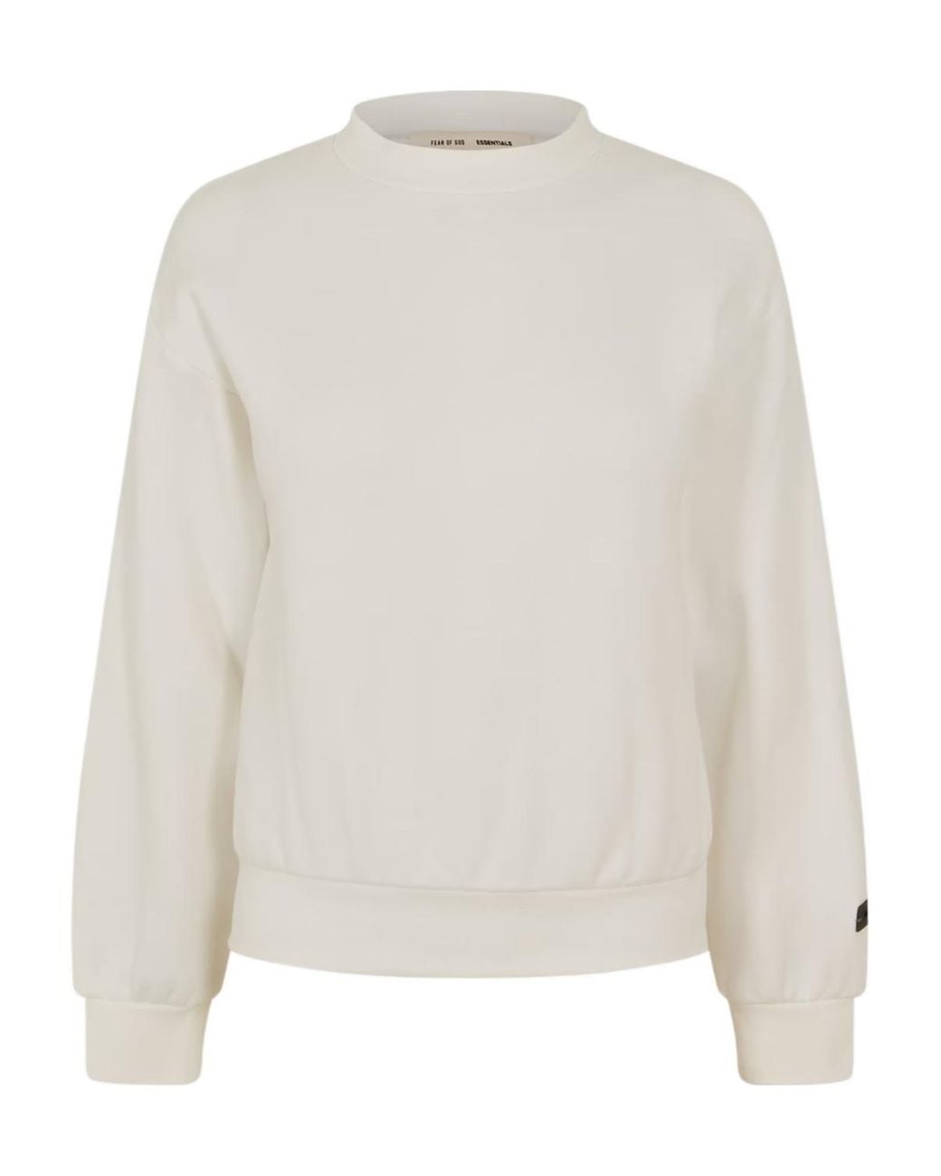Fear Of God White Logo Patch Sweatshirt