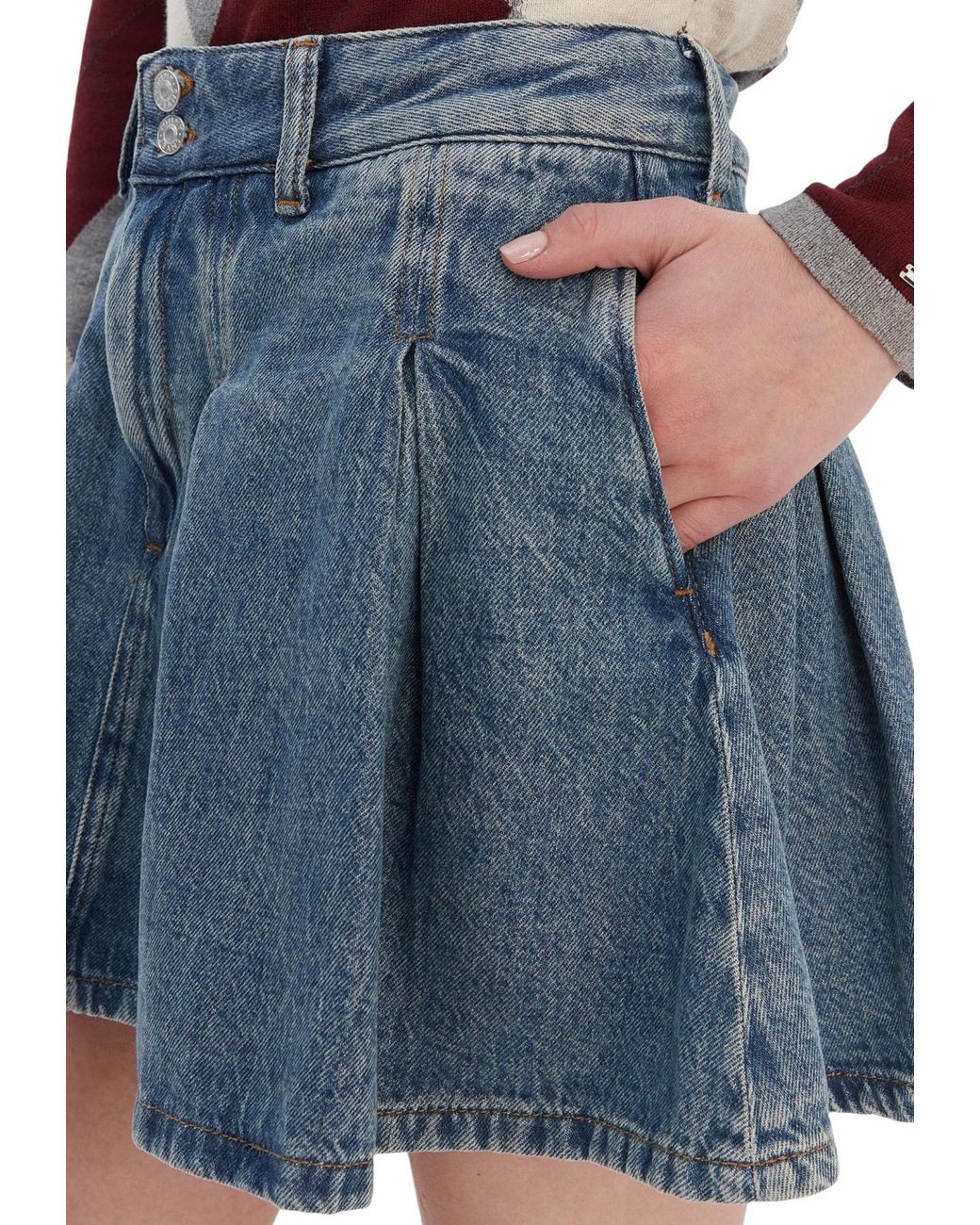 Tommy Hilfiger Blue Denim Skirt