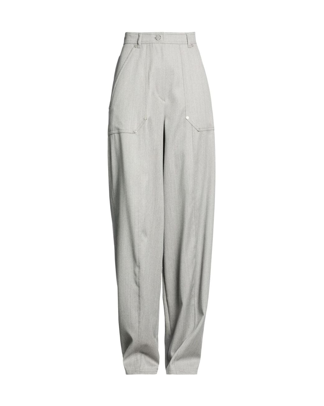 Max Mara Gray Casual Trousers