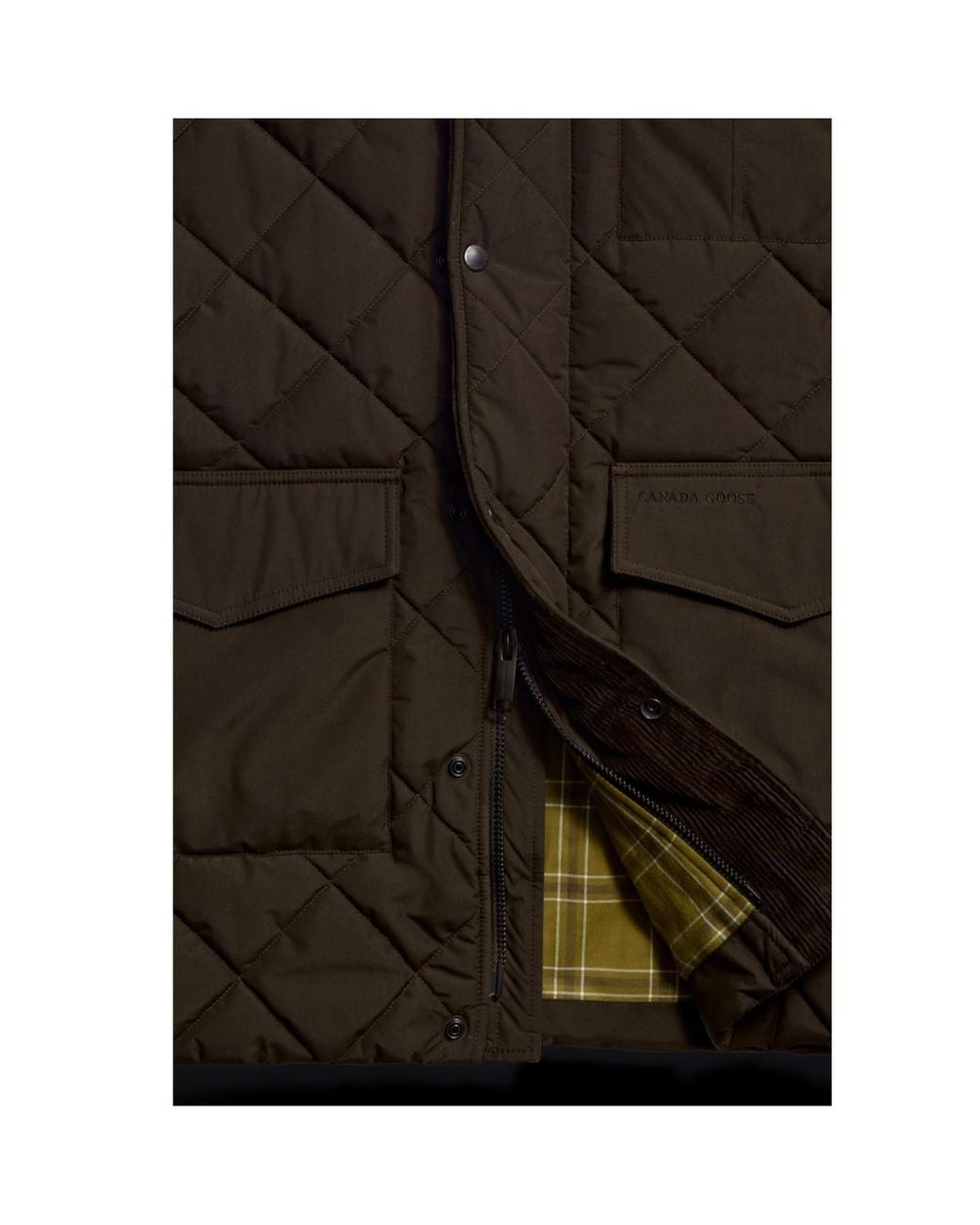 Canada Goose Brown Terra Quilted Jacket for men