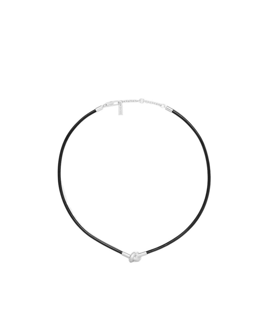 Céline Metallic Knot Necklace for men